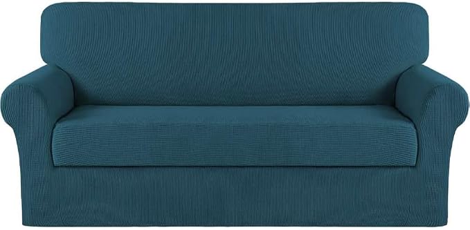 Turquoize Stretch Sofa Slipcover 2 Pieces Sofa Cover Couch Cover by Turquoize
