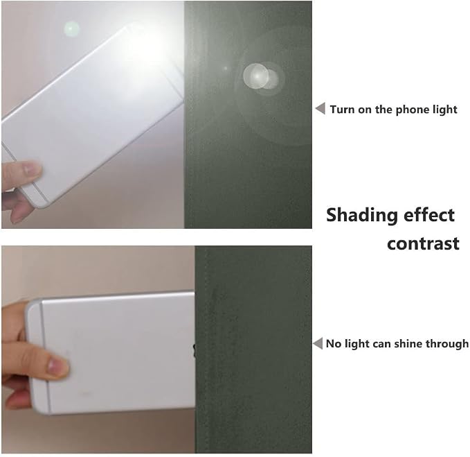 NICETOWN Dark Mallard 100% Blackout Curtains 45 inches Long, 2 Thick Layers - Image 3