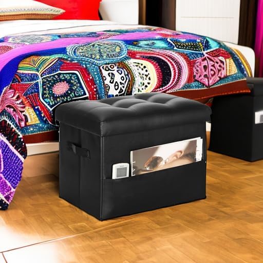 Storage Ottoman Foot Rest Stool - Image 6