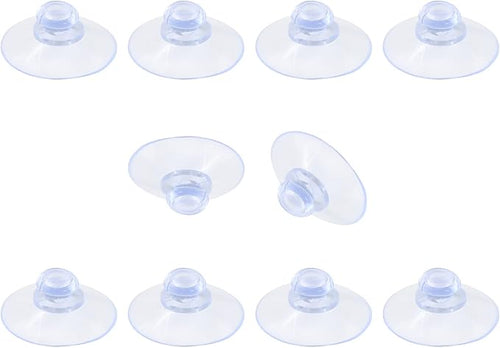 10 Pack Glass Table Suction Cups - 30mm Rubber Suckers by Qjaiune