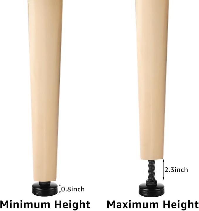 20Pack Adjustable Leveling Feet, 3/8”-16 Thread Heavy Duty Furniture Levelers - Image 4