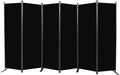 Room Divider 6FT Portable Room Dividers and Folding Privacy Screens, 6 Panel by HOMSCREENER