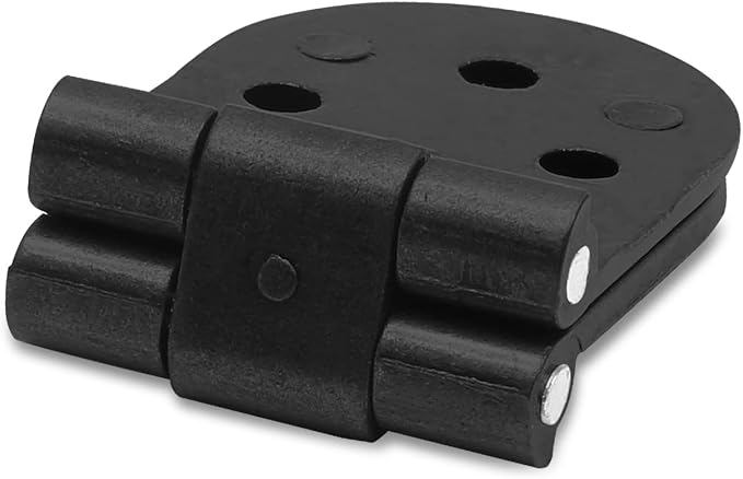 Piutouyar 4PCS Butler Tray Heavy Duty Folding Flip Top Hinge 180 Degree Round - Image 4