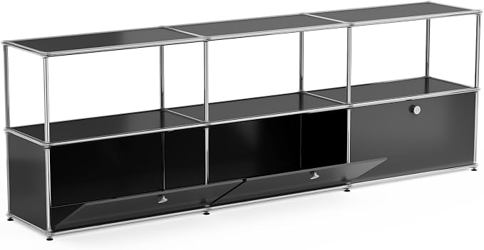 Modern Storage Cabinet Versatile Free-Standing Organizer - Image 5