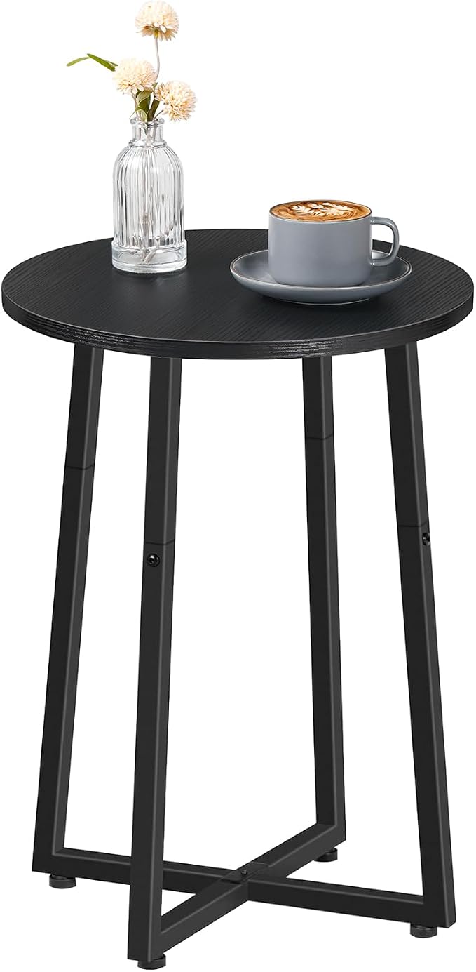 HOOBRO Side Table, Round End Accent Table by HOOBRO
