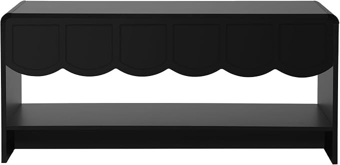 Lift Top Coffee Table with Hidden Compartment, 2 Tier Wooden Center Table with - Image 9