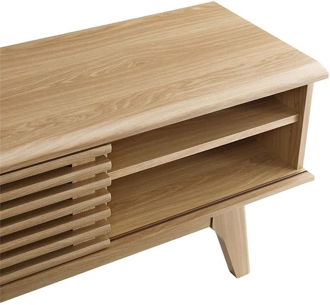 Modway Render Mid-Century Modern Low Profile 70 Inch Media Console TV Stand in - Image 6