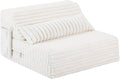 Tiita Folding Sofa Bed Twin Size, Convertible Sleeper Chair Mattress by TiitaHome