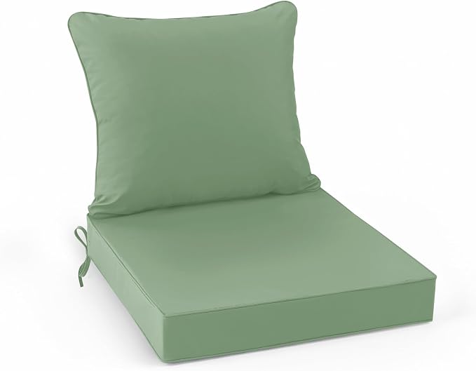 Summsun Outdoor Cushions for Patio Furniture, Double-Sided Waterproof Backrest by SUMMSUN