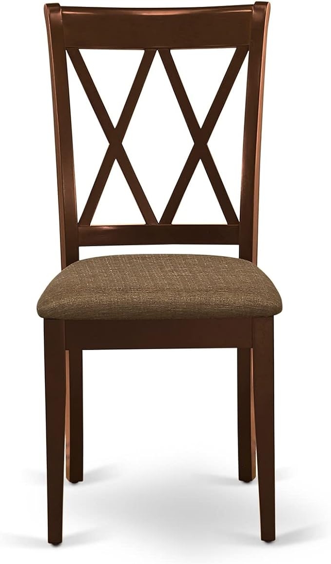 East West Furniture CLC-MAH-C Clarksville Dinette Chairs - Image 4