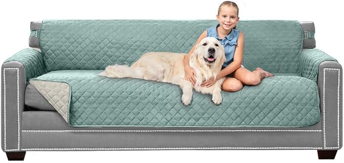 Sofa Shield® Couch Slip Covers for Dogs, Reversible Furniture Protector by SofaShield