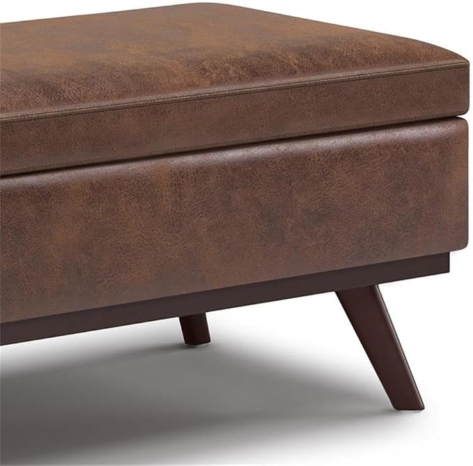 SIMPLIHOME Owen Lift Top Coffee Table Storage Ottoman - Image 6