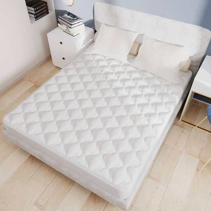 Twin XL Mattress Pad for College Dorm Room Essentials, Waterproof Hospital Bed - Image 6