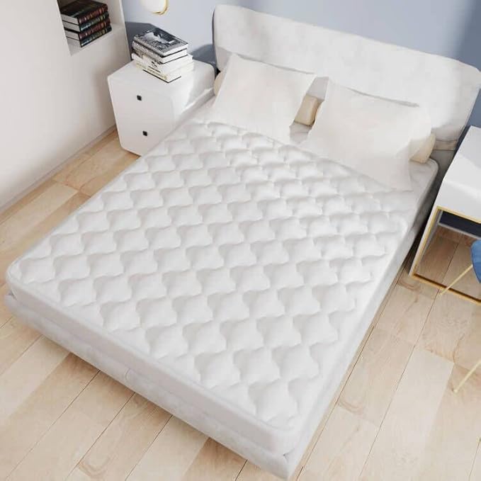 2 Pack Full Mattress Pad Waterproof Mattress Protector, Quilted Full Size - Image 5