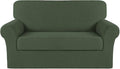 Turquoize Stretch Sofa Slipcover 2 Pieces Sofa Cover Couch Cover by Turquoize