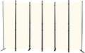 Room Divider 6FT Portable Room Dividers and Folding Privacy Screens, 6 Panel by HOMSCREENER