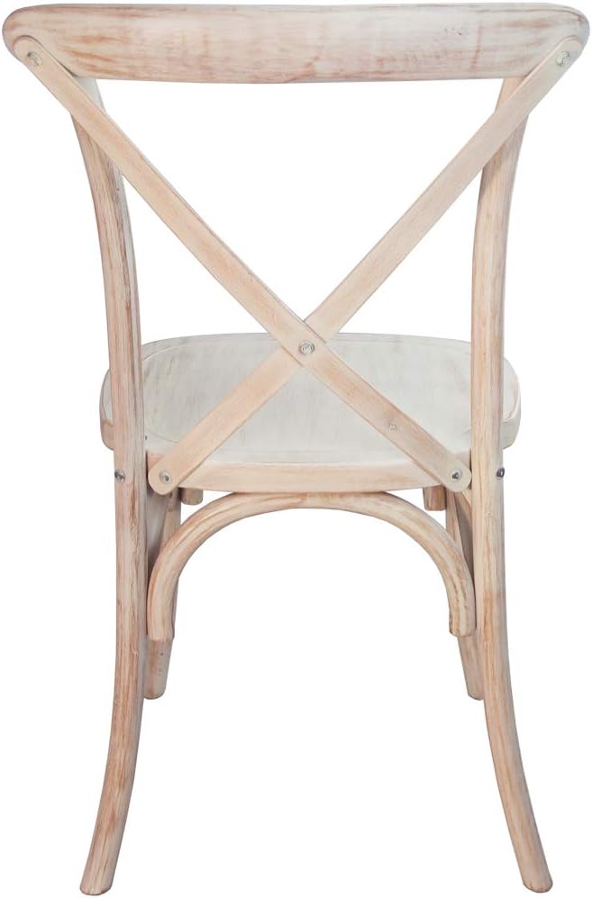 EMMA + OLIVER 2-Pack Wooden X-Back Dining Chair - Image 4