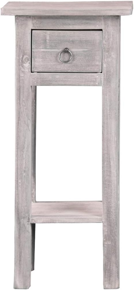 Sunset Trading Shabby Chic Cottage Accent Table, Stonewall Gray - Image 4