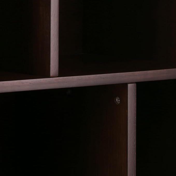 SIMPLIHOME Draper 35 inch Mid-Century Modern Bookcase and Storage Unit in - Image 9
