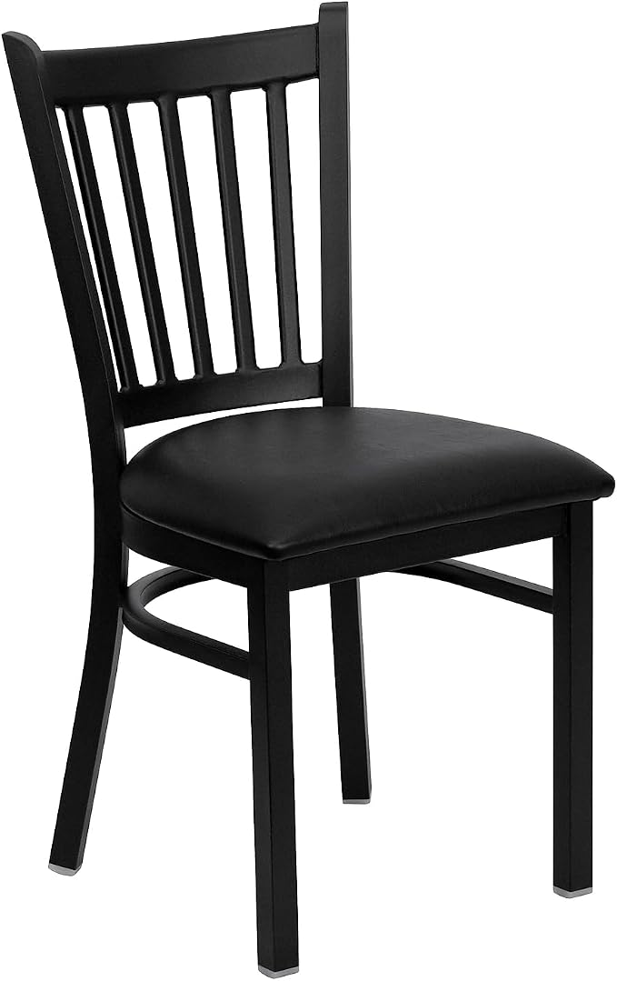 Flash Furniture Hercules Series Vertical Back Metal Restaurant Chairs, - Image 8