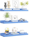 RYOFOBETTO Blue Floating Shelves, Room Decor Shelves, Picture Frames by RYOFOBETTO