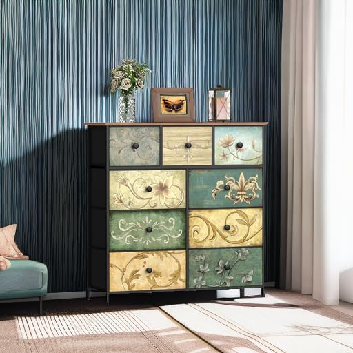 Tohomeor Dresser with Drawers for Bedroom Chest of Drawers Fabric Dresser for - Image 5