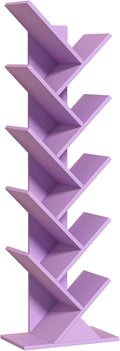 10 Tier Tree Book Shelf, Floor Standing Wood Bookshelf by SHEEPAM