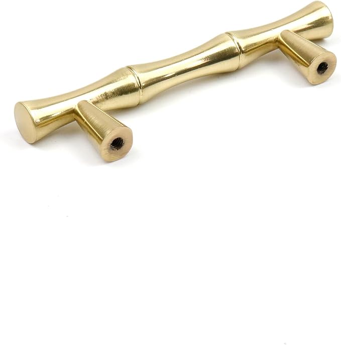 2PCS Bamboo Shape Handle, Zinc Alloy Cabinet Handles, 2.5 Inch Hole Distance - Image 7