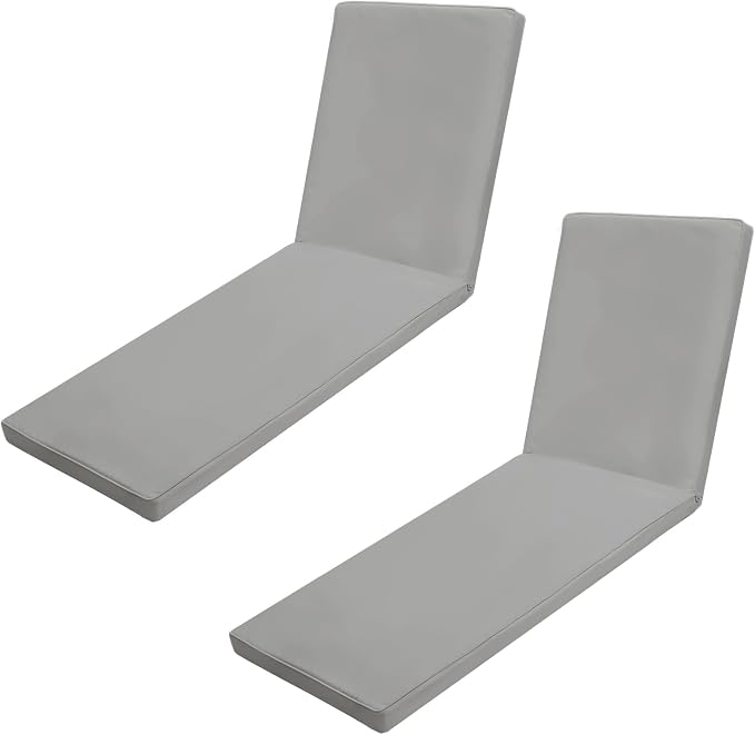 Outdoor Chaise Lounge Cushions for Patio, Lounge Chair Cushions, Waterproof by Iheqard
