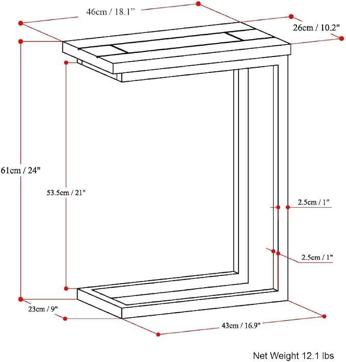 SIMPLIHOME Skyler C-Side Table - Image 3