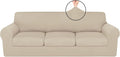 HunnmingRe Sofa Covers for 3 Cushion Couch Stretch Sofa and Loveseat Covers Set by HunnmingRe