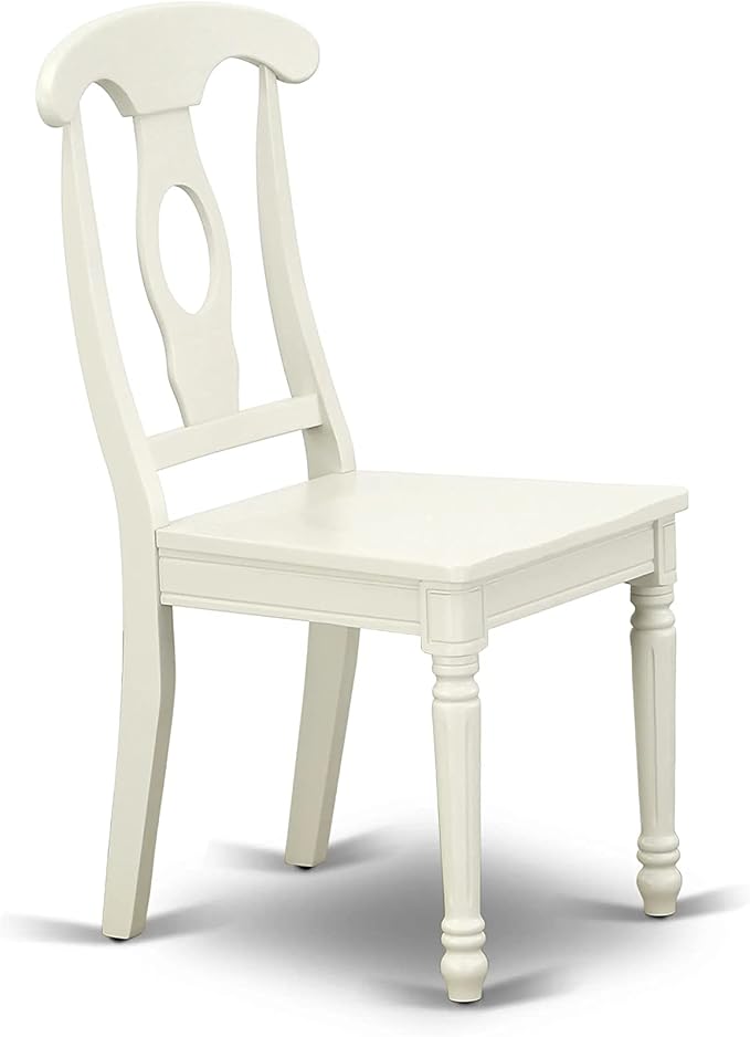 East West Furniture KEC-LWH-W Kenley Dinette Chairs - Image 5