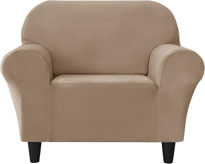 Stretch Sofa Slipcover, Soft Thick Velvet Couch Sofa Cover Furniture Protector by CONRUSER