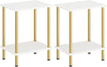 HOOBRO End Tables Set of 2, Small Side Table, Nightstand by HOOBRO