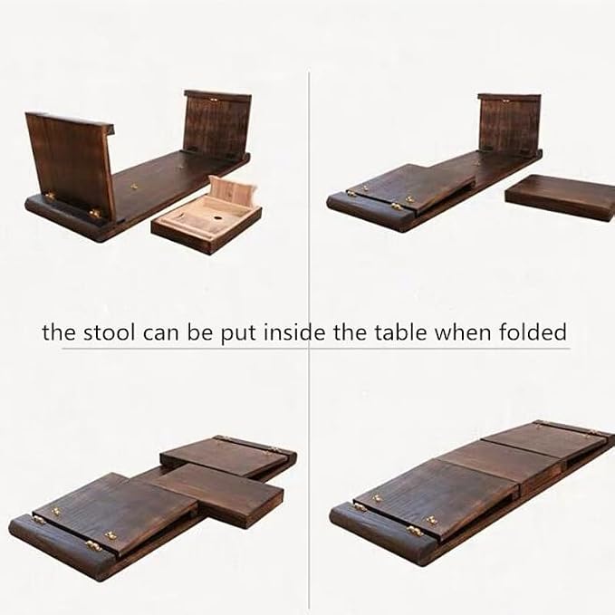 Sofa End Tables Wooden Floor Table - Image 6
