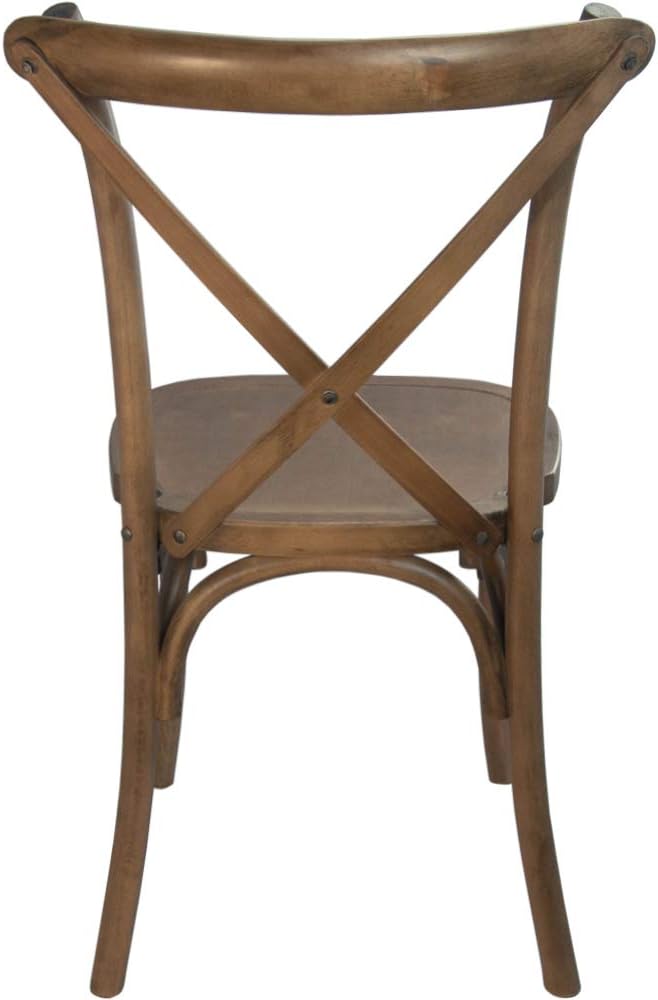 EMMA + OLIVER 2-Pack Wooden X-Back Dining Chair - Image 4