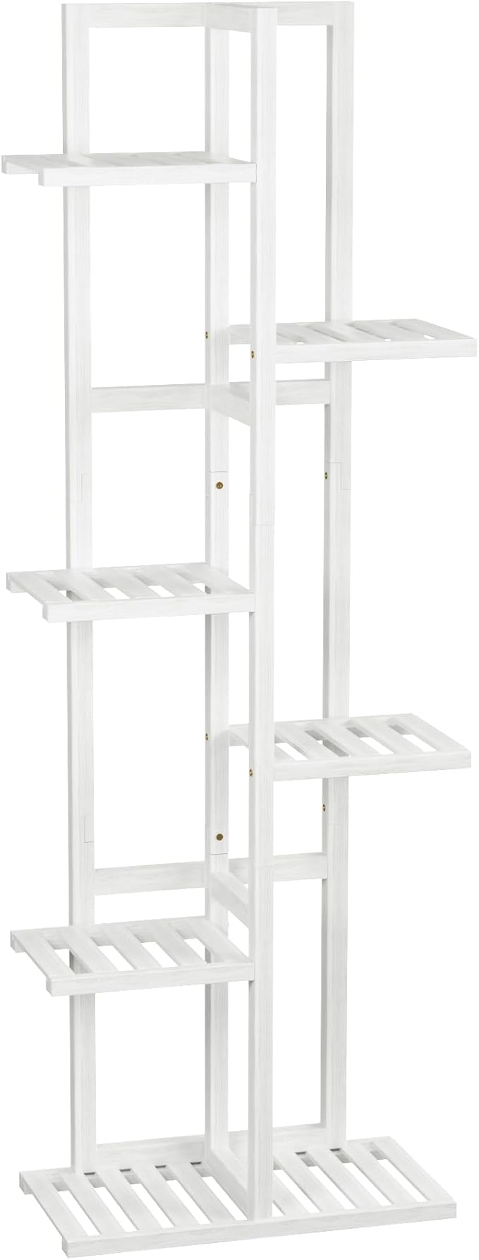 ROMGUAR CRAFT 6 Tier Bamboo Plant Stand Indoor, Wood Tall Flower Holder Corner - Image 7