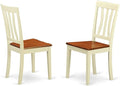 East West Furniture ANC-WHI-W Antique Dining Room Chairs by EastWestFurniture