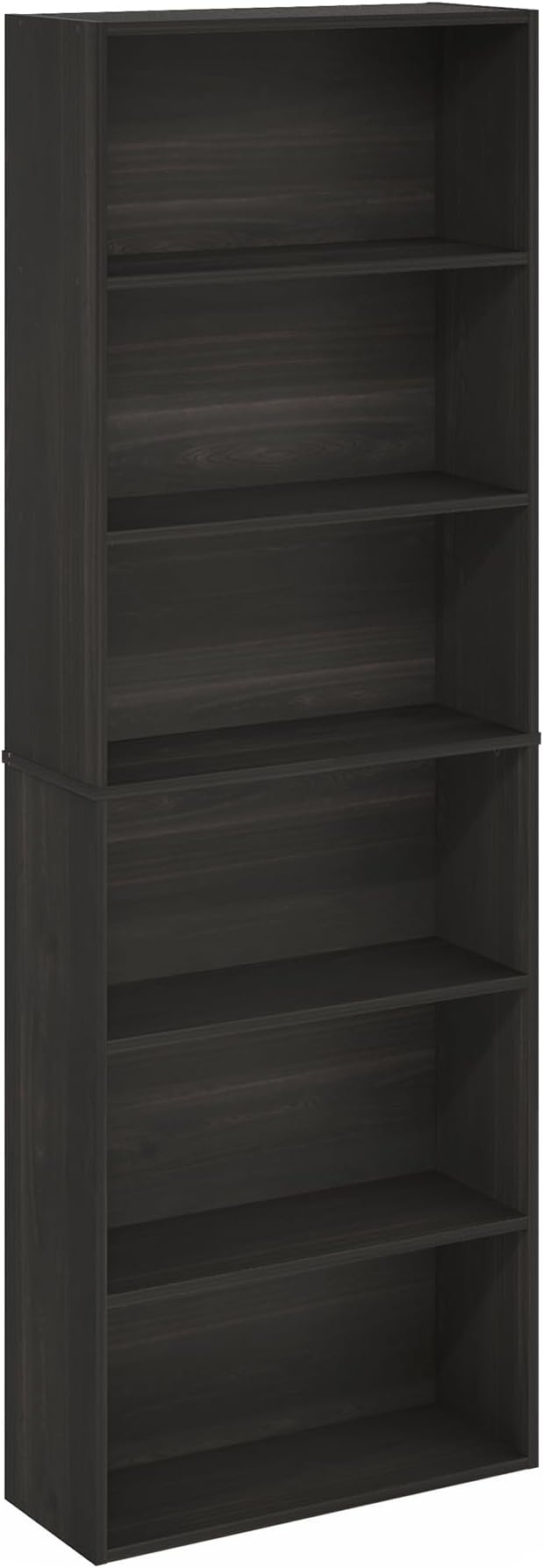 Furinno Jaya Simply Home Free Standing 6-Tier Open Storage Bookcase - Image 5