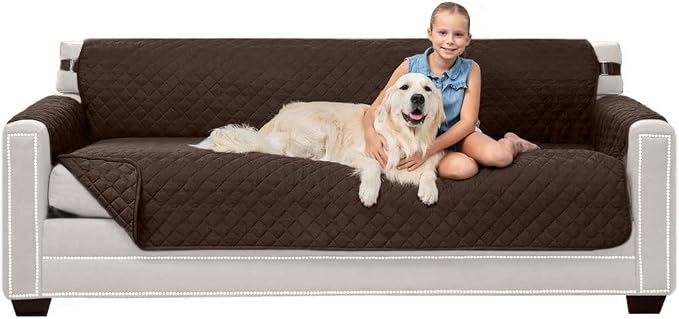 Sofa Shield® Couch Slip Covers for Dogs, Reversible Furniture Protector by SofaShield