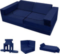 MeMoreCool Kids Modular Couch, 10-Piece Glow-in-The-Dark Foam Set Convertible by MeMoreCool