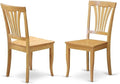 East West Furniture AVC-OAK-W Avon Dining Room Chairs by EastWestFurniture