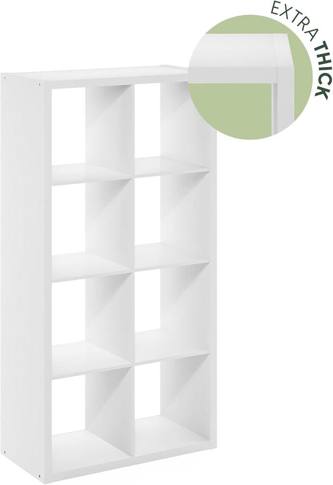 Furinno Cubicle Open Back Decorative Cube Storage Organizer - Image 8