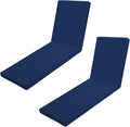 Outdoor Chaise Lounge Cushions for Patio, Lounge Chair Cushions, Waterproof by Iheqard