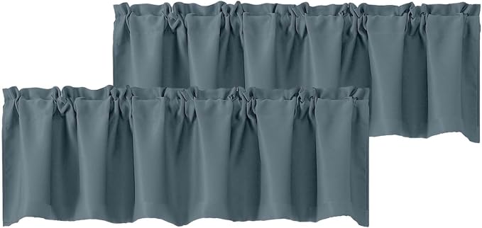 Chyhomenyc Blackout Valances for Windows, Short Window Valance Curtains for by Chyhomenyc