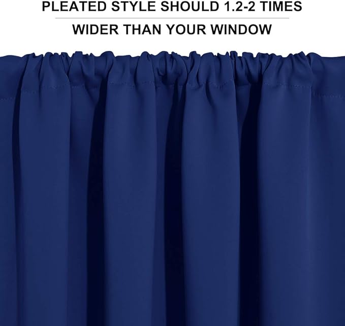RYB HOME Short Blackout Curtains - Image 5
