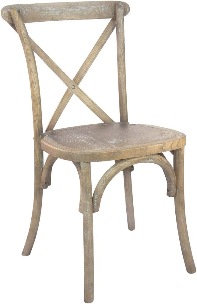 EMMA + OLIVER 2-Pack Wooden X-Back Dining Chair by EMMAOLIVER