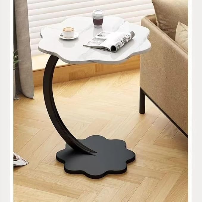 GUERNSEY End Table Nordic-Style Light Luxury Side Table Minimalist Bedside - Image 6