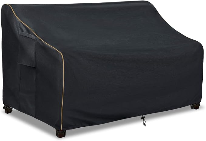 Patio 3-Seater Sofa Cover, Outdoor Couch Cover Fits up to 79W x 38D x 35H Inches by LSongSKY