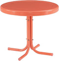 Crosley Furniture Griffith Weather Resistant Retro Metal Outdoor Side Table by CrosleyFurniture